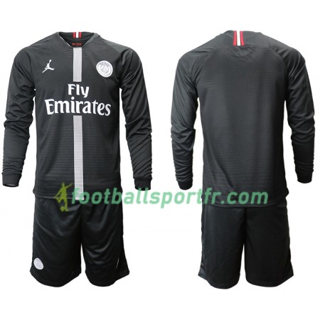 Tenue Paris Saint Germain Jordan Noir Enfant Troisieme 2018-2019 Maillot de Foot ML Tenue Paris Saint Germain Jordan Noir Enfant Troisieme 2018-2019 Maillot de Foot ML